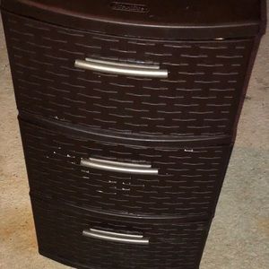 Drawers with 3 compartments